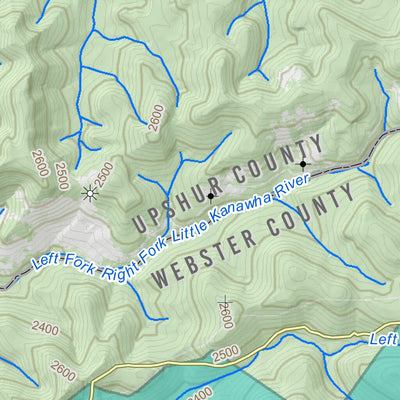 WV Division of Natural Resources Goshen Quad Topo - WVDNR digital map