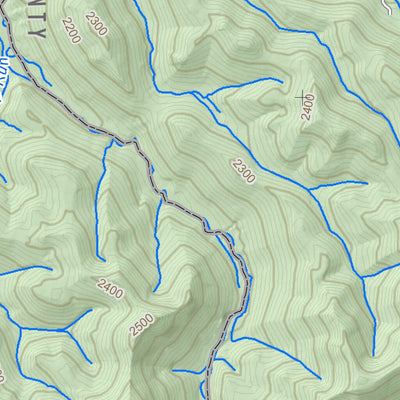 WV Division of Natural Resources Goshen Quad Topo - WVDNR digital map