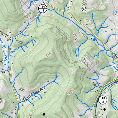 WV Division of Natural Resources Grafton Quad Topo - WVDNR digital map