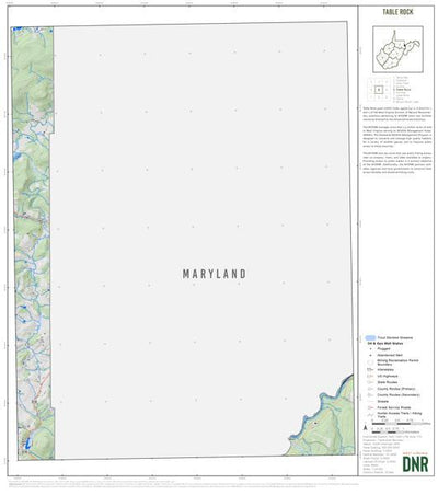WV Division of Natural Resources Grant County, WV Quad Maps - Bundle bundle