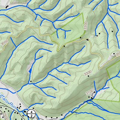 WV Division of Natural Resources Green Bank Quad Topo - WVDNR bundle exclusive