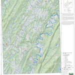 WV Division of Natural Resources Hanging Rock Quad Topo - WVDNR digital map