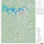 WV Division of Natural Resources Harrisville Quad Topo - WVDNR digital map