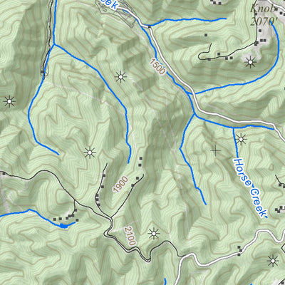 WV Division of Natural Resources Iaeger Quad Topo - WVDNR digital map