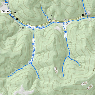 WV Division of Natural Resources Ivydale Quad Topo - WVDNR digital map