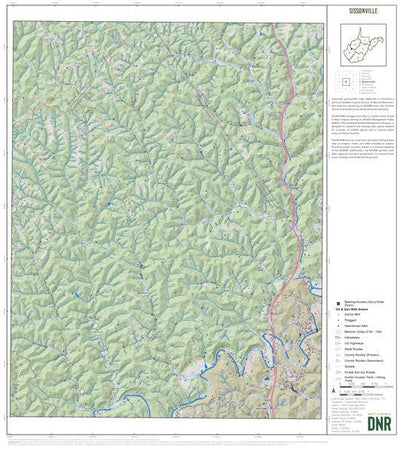 WV Division of Natural Resources Jackson County, WV Quad Maps - Bundle bundle