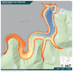 WV Division of Natural Resources Jennings Randolph Lake Fishing Guide (Large) digital map