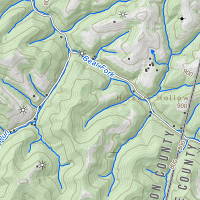 WV Division of Natural Resources Kentuck Quad Topo - WVDNR digital map
