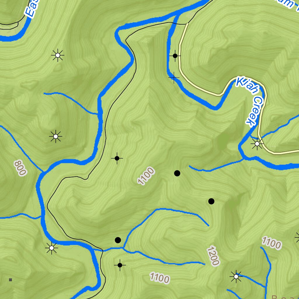 Kiahsville Quad Topo - WVDNR Map by WV Division of Natural Resources ...