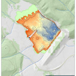 WV Division of Natural Resources Kimsey Run Lake Fishing Guide digital map