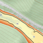 WV Division of Natural Resources Laurel Lake Fishing Guide digital map