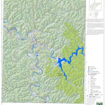 WV Division of Natural Resources Lavalette Quad Topo - WVDNR digital map