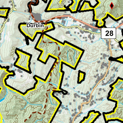 WV Division of Natural Resources Little River Wildlife Management Area digital map