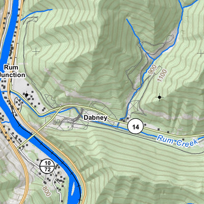 WV Division of Natural Resources Logan Quad Topo - WVDNR digital map