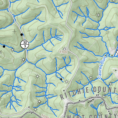 WV Division of Natural Resources MacFarlan Quad Topo - WVDNR digital map