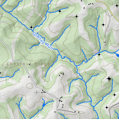 WV Division of Natural Resources Majorsville Quad Topo - WVDNR digital map