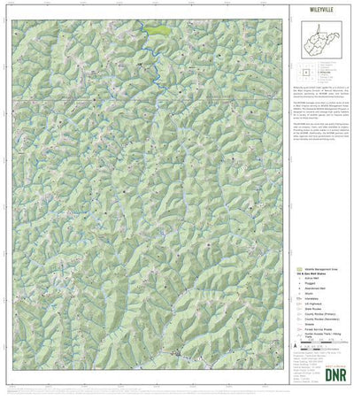 WV Division of Natural Resources Marshall County, WV Quad Maps - Bundle bundle