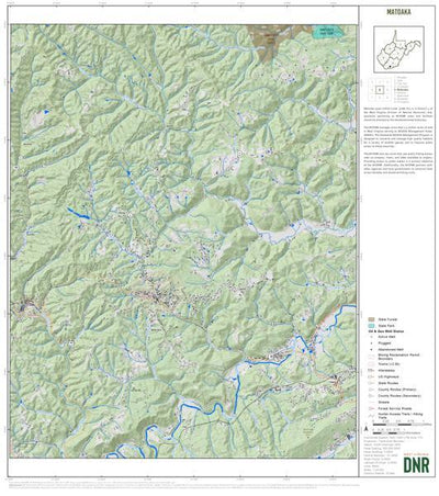 WV Division of Natural Resources Mercer County, WV Quad Maps - Bundle bundle