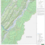 WV Division of Natural Resources Minnehaha Springs Quad Topo - WVDNR digital map