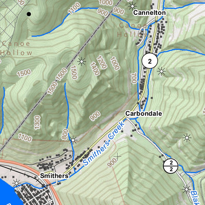 WV Division of Natural Resources Montgomery Quad Topo - WVDNR digital map