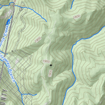 WV Division of Natural Resources Montgomery Quad Topo - WVDNR digital map