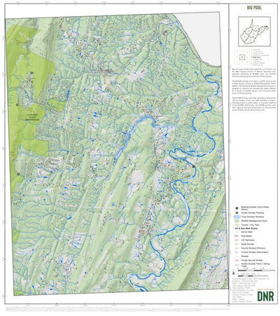 WV Division of Natural Resources Morgan County, WV Quad Maps - Bundle bundle