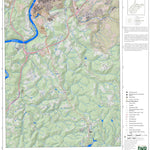 WV Division of Natural Resources Morgantown South Quad Topo - WVDNR digital map