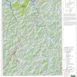 WV Division of Natural Resources Mount Clare Quad Topo - WVDNR digital map
