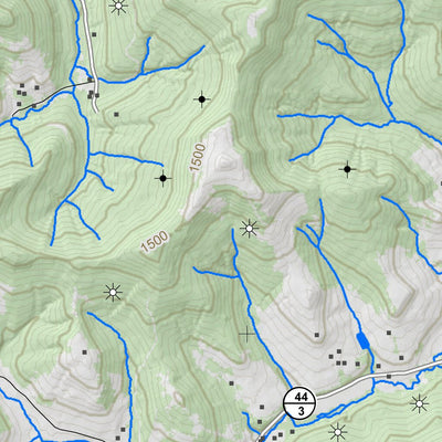 WV Division of Natural Resources Mount Clare Quad Topo - WVDNR digital map