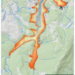WV Division of Natural Resources Mount Storm Lake Fishing Guide (Small) digital map