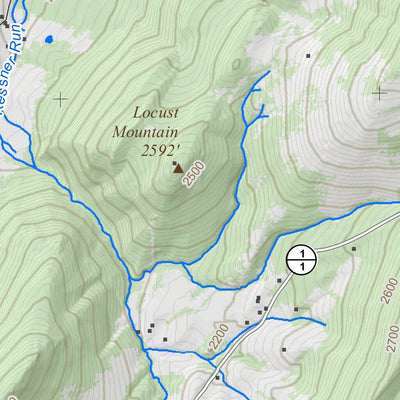 WV Division of Natural Resources Mozer Quad Topo - WVDNR digital map