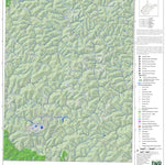 WV Division of Natural Resources Nestlow Quad Topo - WVDNR bundle exclusive