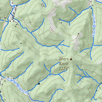 WV Division of Natural Resources Nestlow Quad Topo - WVDNR digital map