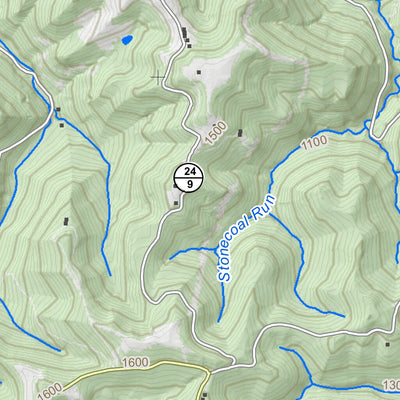 WV Division of Natural Resources Newville Quad Topo - WVDNR digital map