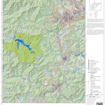 WV Division of Natural Resources Oak Hill Quad Topo - WVDNR digital map