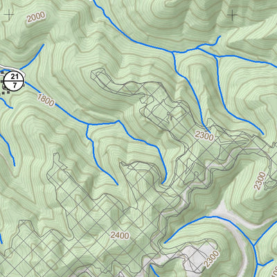 WV Division of Natural Resources Oak Hill Quad Topo - WVDNR digital map