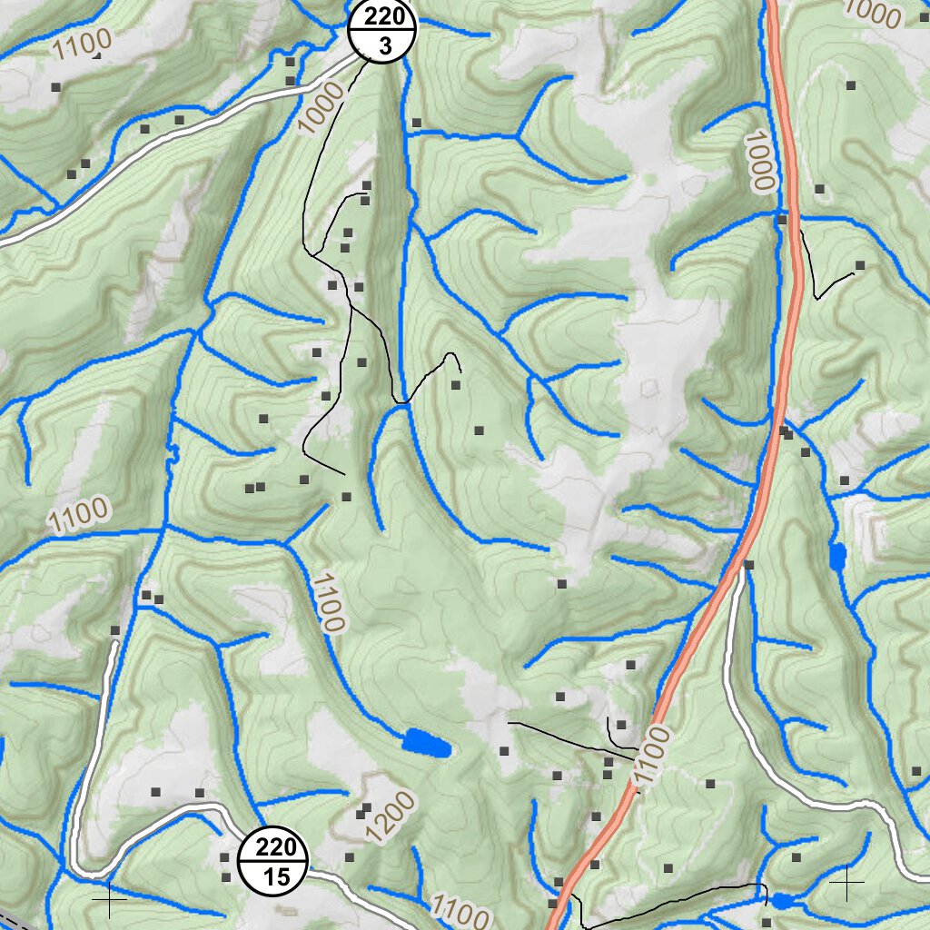 Old Fields Quad Topo - WVDNR Map by WV Division of Natural Resources ...