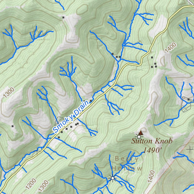 WV Division of Natural Resources Osage Quad Topo - WVDNR digital map
