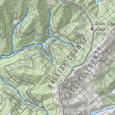 WV Division of Natural Resources Pax Quad Topo - WVDNR digital map