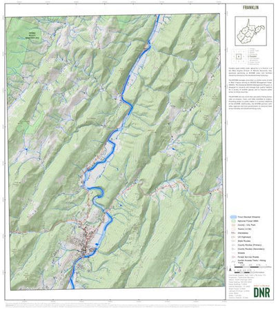 WV Division of Natural Resources Pendleton County, WV Quad Maps - Bundle bundle