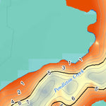 WV Division of Natural Resources Pendleton Lake Fishing Guide digital map