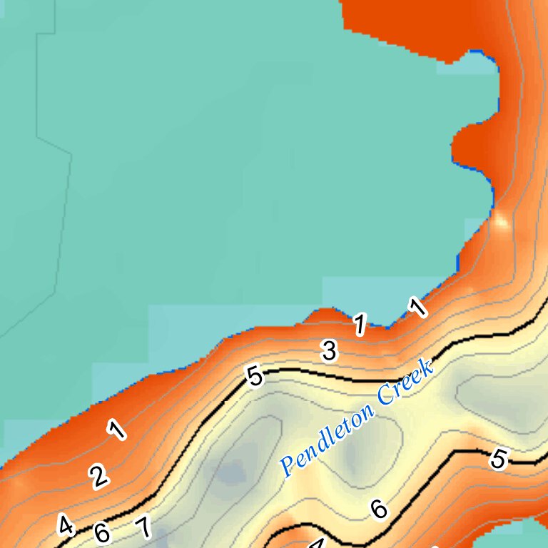 Pendleton Lake Loop Pendleton Lake Fishing Guide Map by WV Division of Natural Resources ...