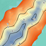 WV Division of Natural Resources Pendleton Lake Fishing Guide digital map