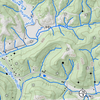 WV Division of Natural Resources Pennsboro Quad Topo - WVDNR digital map