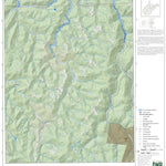 WV Division of Natural Resources Pickens Quad Topo - WVDNR digital map