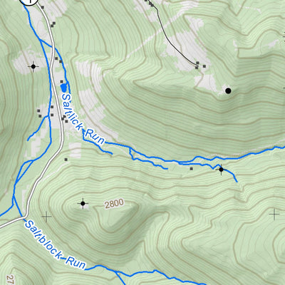 WV Division of Natural Resources Pickens Quad Topo - WVDNR digital map