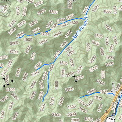 WV Division of Natural Resources Pineville Quad Topo - WVDNR digital map