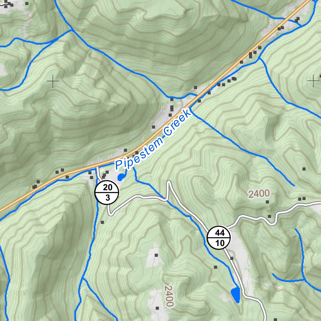Pipestem Quad Topo WVDNR Map by WV Division of Natural Resources