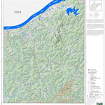 WV Division of Natural Resources Pleasants County, WV Quad Maps - Bundle bundle