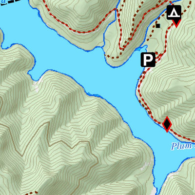 WV Division of Natural Resources Plum Orchard Lake Wildlife Management Area digital map